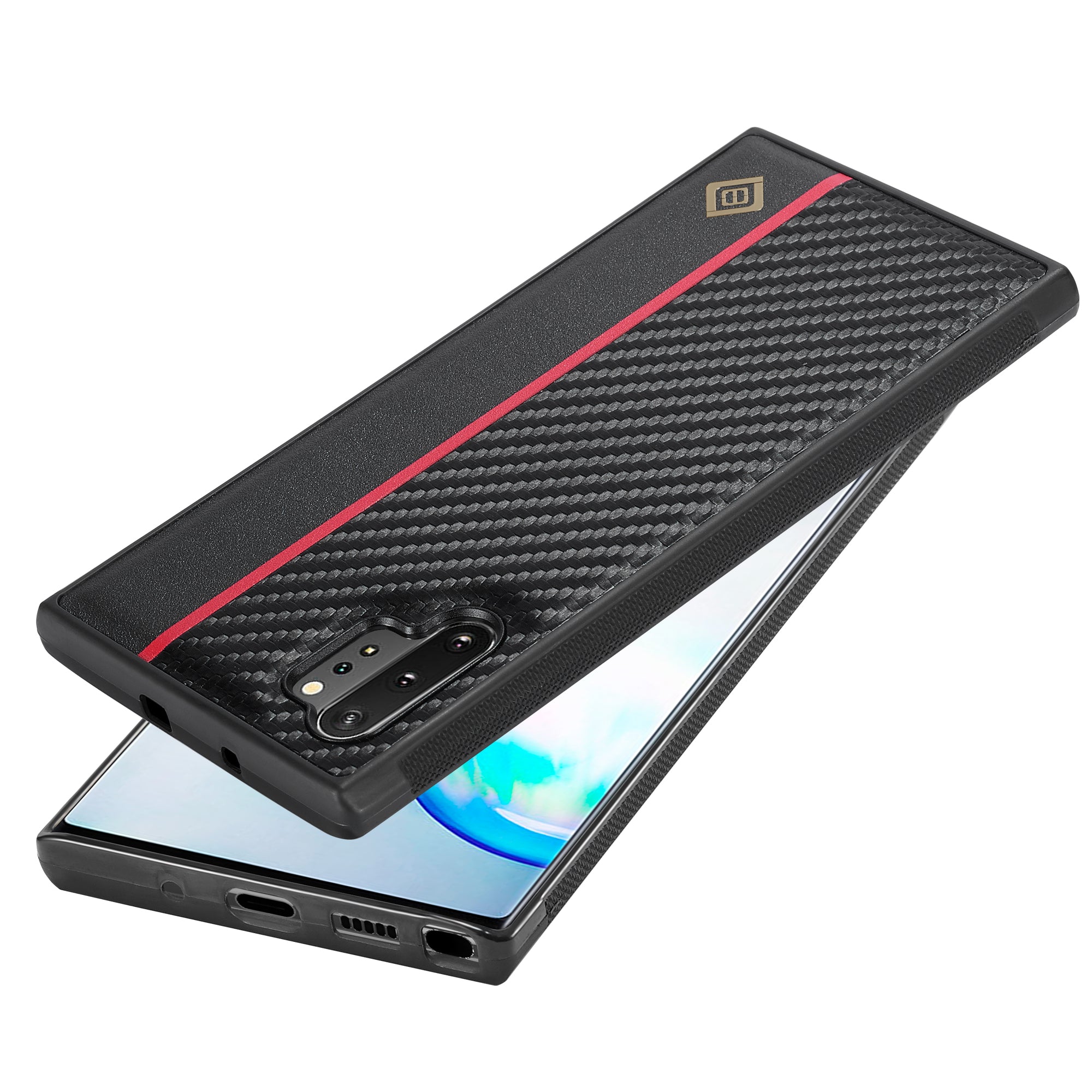 LC.IMEEKE Carbon Fiber Texture Case for Samsung Galaxy Note 10 Plus 4G , PU Leather+TPU+EVA Phone Cover LC.IMEEKE Carbon Fiber Texture Case for Samsung Galaxy Note 10 Plus 4G , PU Leather+TPU+EVA Phone Cover